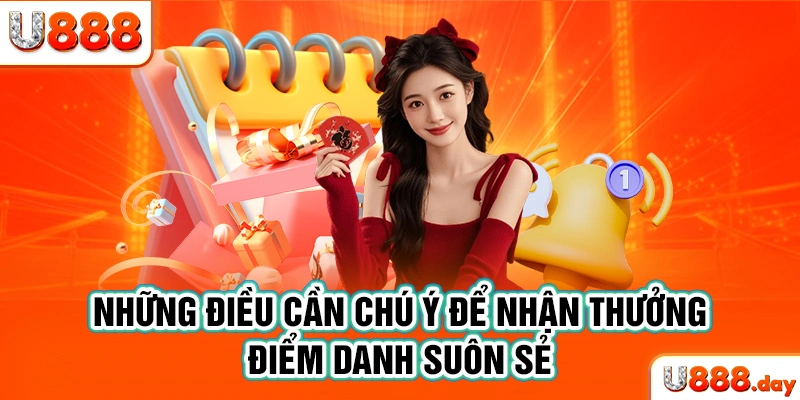 Những điều cần chú ý để nhận thưởng điểm danh suôn sẻ